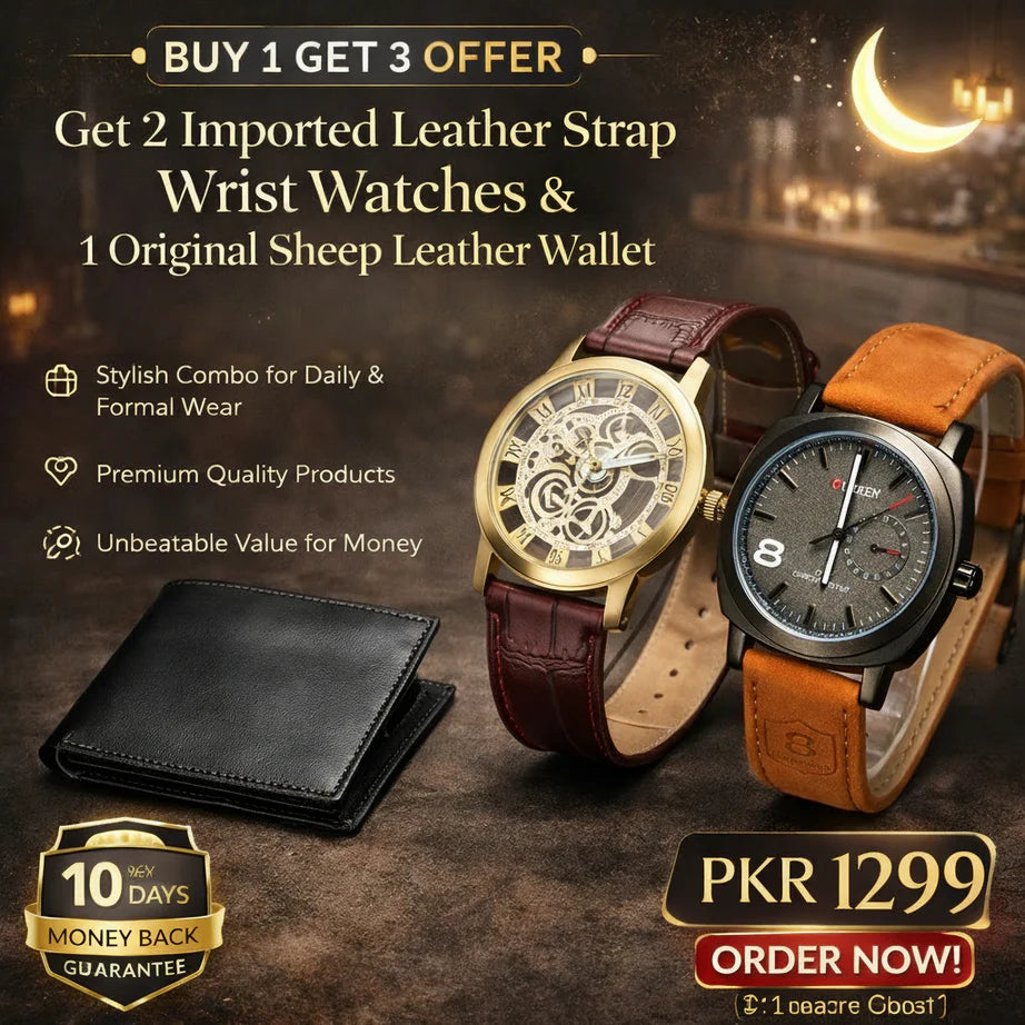 Original Leather Wrist Watches