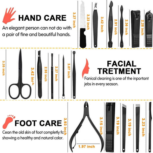 16 in 1 Grooming Manicure & Pedicure Kit