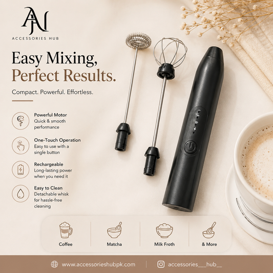 Rechargeable Handheld Frother