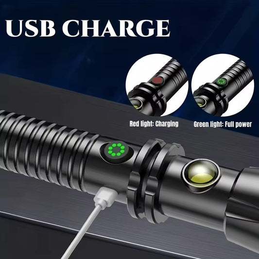 USB Rechargeable LED Flashlight